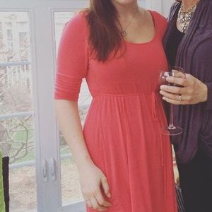 Pink Motherhood Maternity Dress